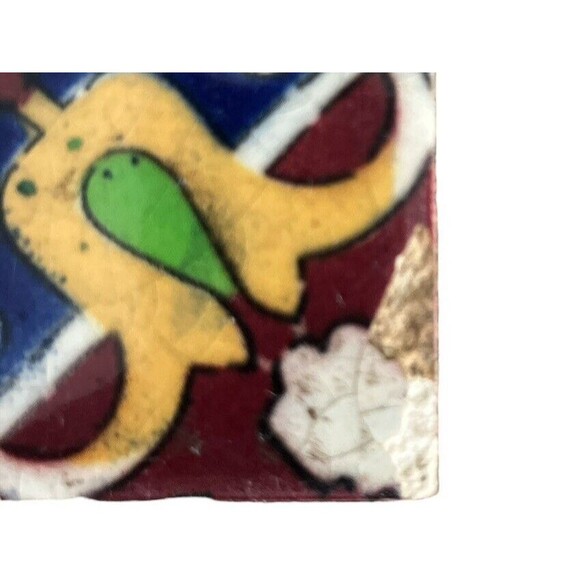 7 CIASA  Handmade Pottery Tiles  Hecho en Mexico, 4.5x4.5"  READ - Picture 3 of 4